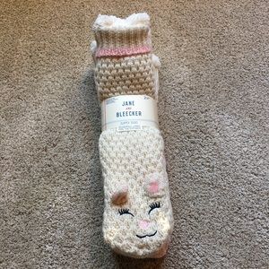 Jane and Bleecker Slipper Socks NEW - Pack of 2